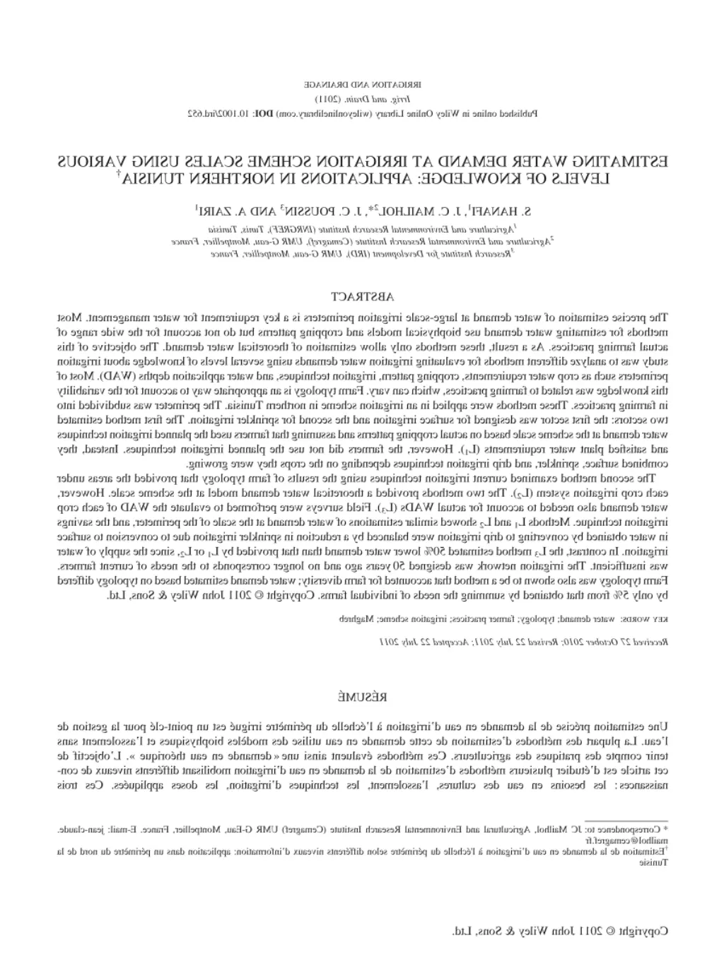 Estimation en ligne Montpellier